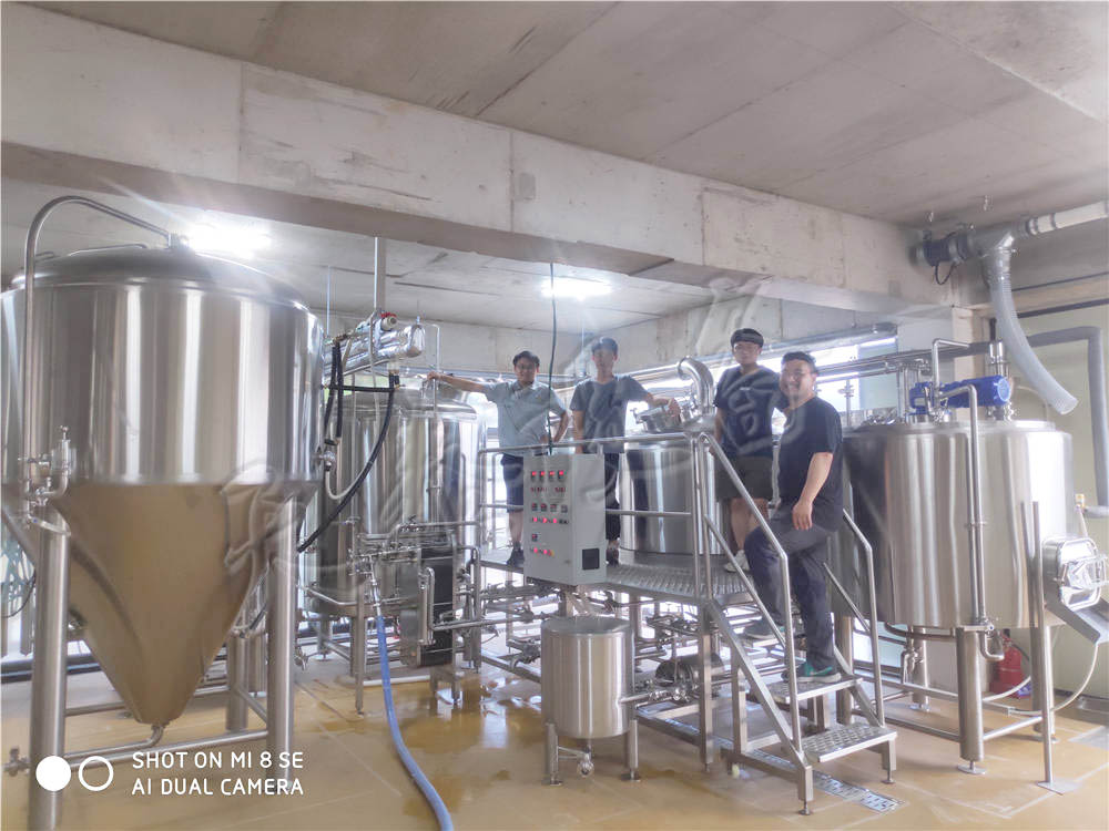 韩国1500L啤酒酿造系统