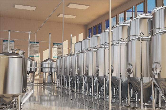 山东天泰啤酒-5000L五器酿造